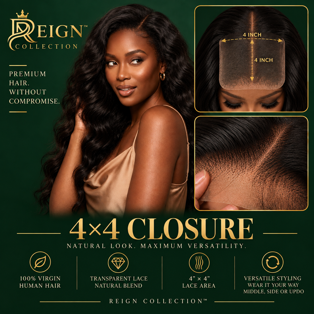 TP Lace Closure 4x4